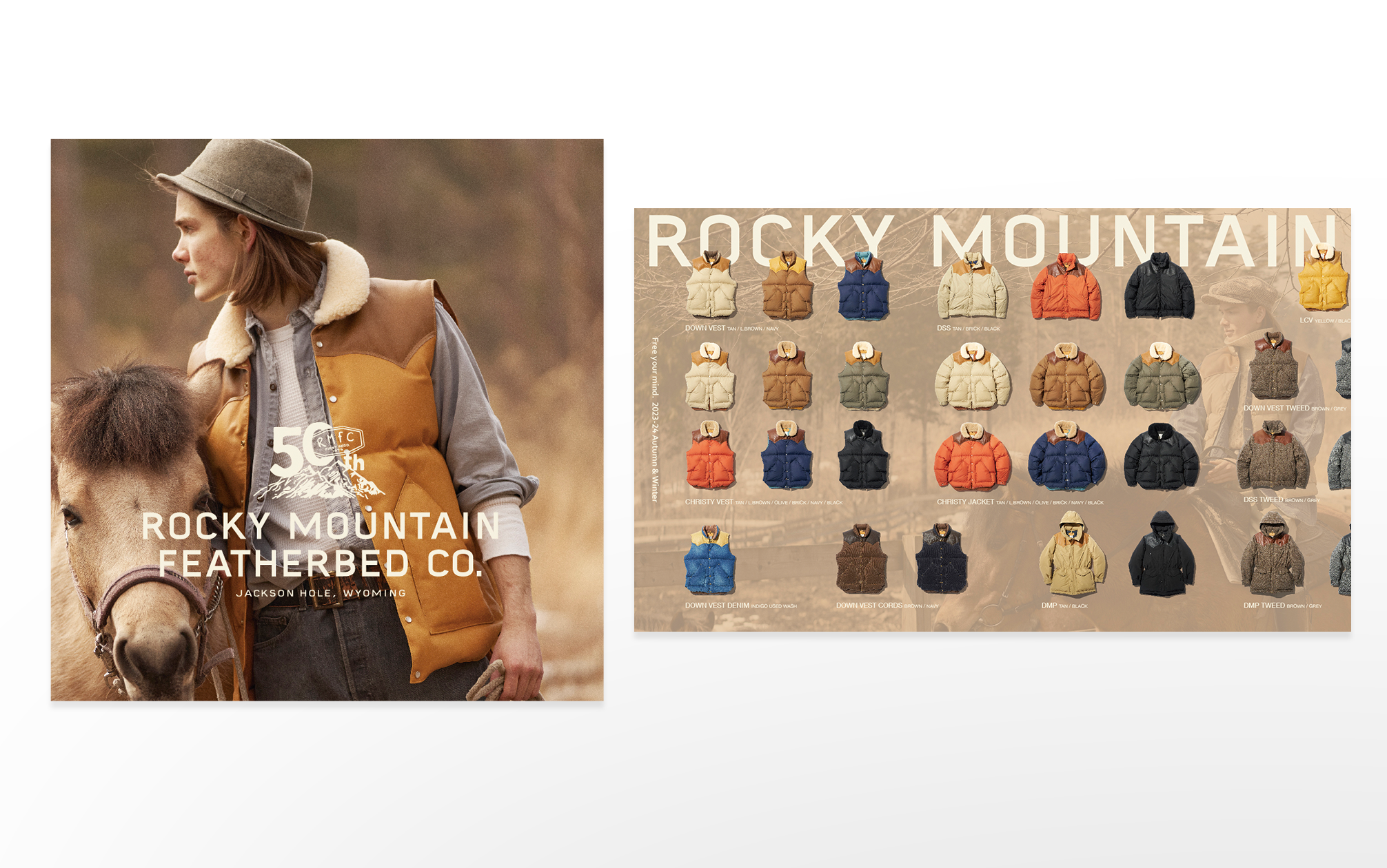 Rocky Mountain Featherbed 秋・冬コレクション